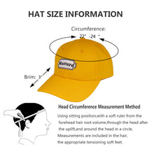 Load image into Gallery viewer, Game Hats Baseball Cap Ketchup Mustard Cotton Cap Couples Caps for Mr. Mrs. Husband Wife Boyfriend Girlfriend