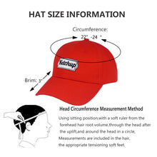 Load image into Gallery viewer, Game Hats Baseball Cap Ketchup Mustard Cotton Cap Couples Caps for Mr. Mrs. Husband Wife Boyfriend Girlfriend