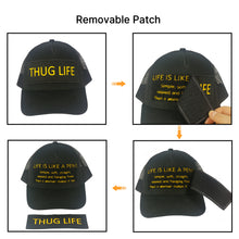 Load image into Gallery viewer, Thug Life Funny Patch Message
